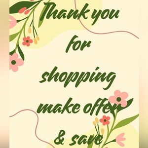 Floral Thank You Card